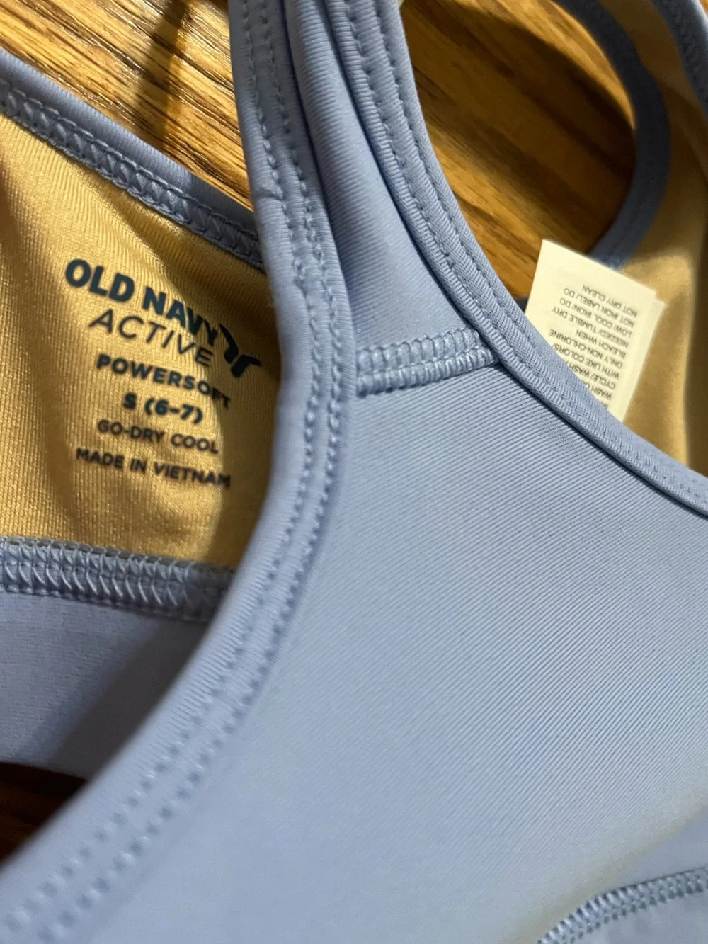 Old Navy Girls 3-Pack Bralettes in Peach, White Heart Print & Periwinkle